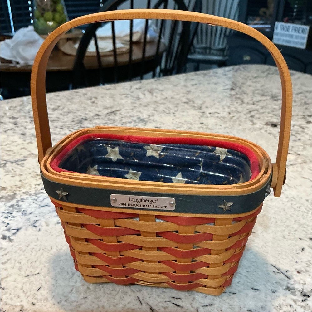 Longaberger 2001 Inaugural Basket Combo